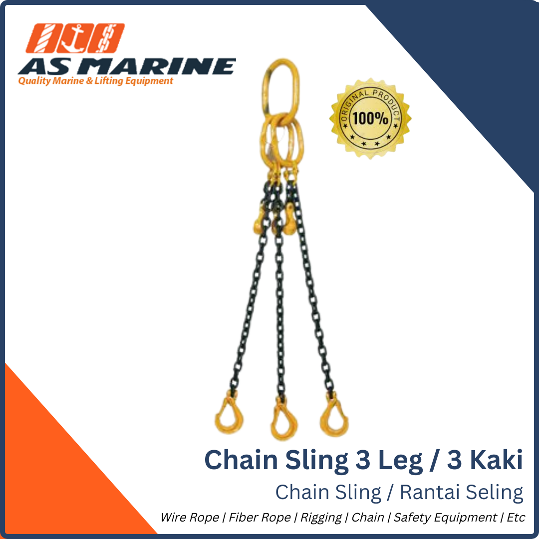 Jual Chain Sling 3 Leg / Rantai Seling 3 Kaki